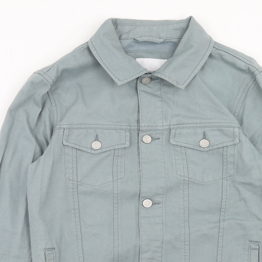 NEXT Mens Blue Jacket Size S Button