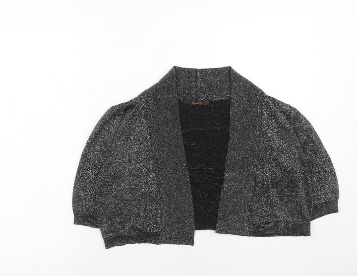 Savoir Womens Silver V-Neck Viscose Cardigan Jumper Size 18