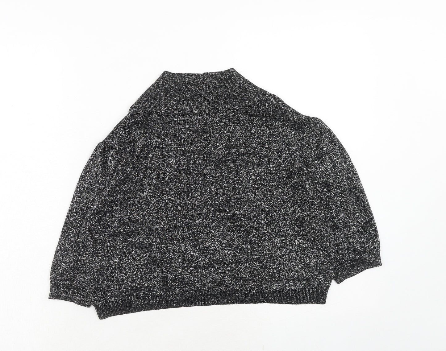 Savoir Womens Silver V-Neck Viscose Cardigan Jumper Size 18