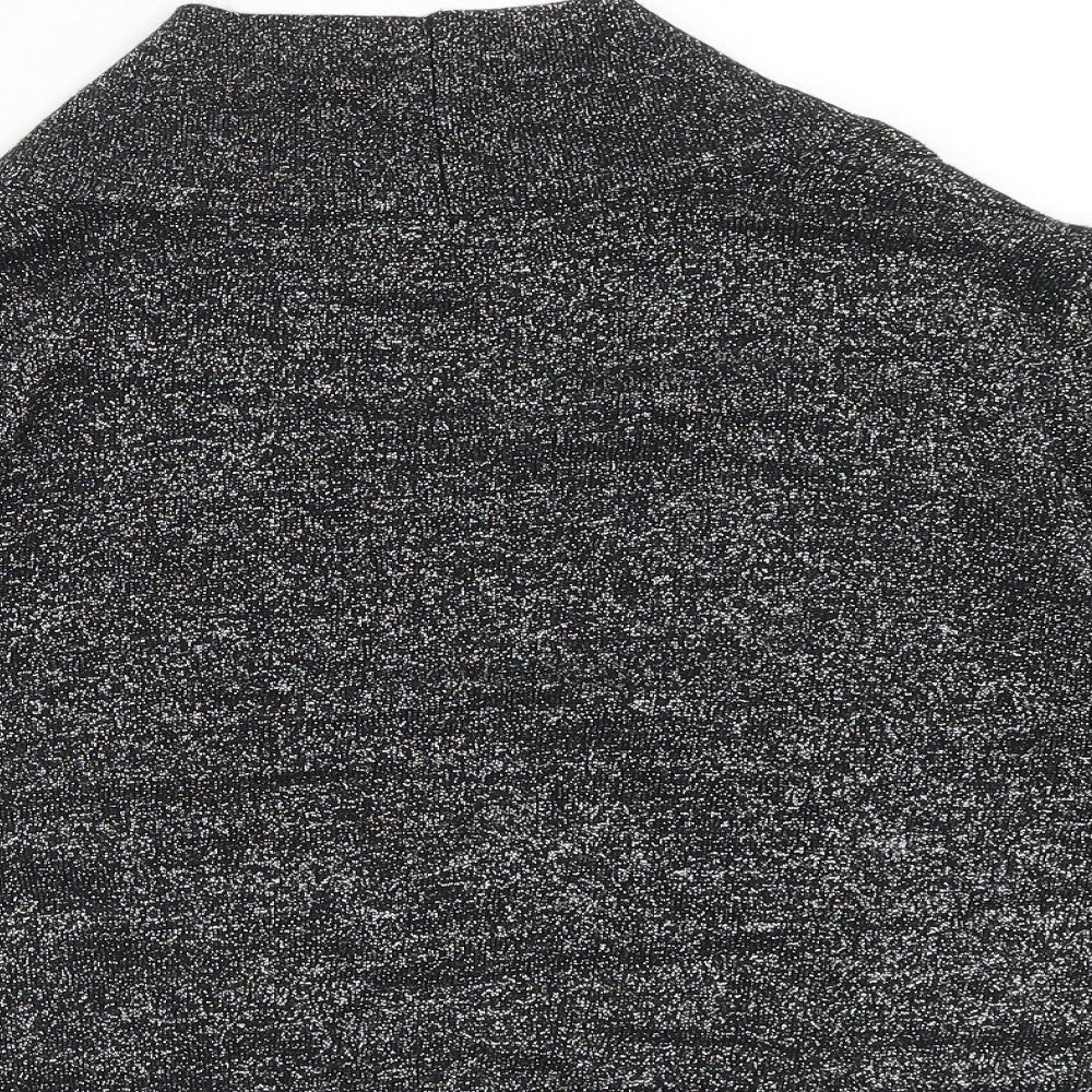 Savoir Womens Silver V-Neck Viscose Cardigan Jumper Size 18