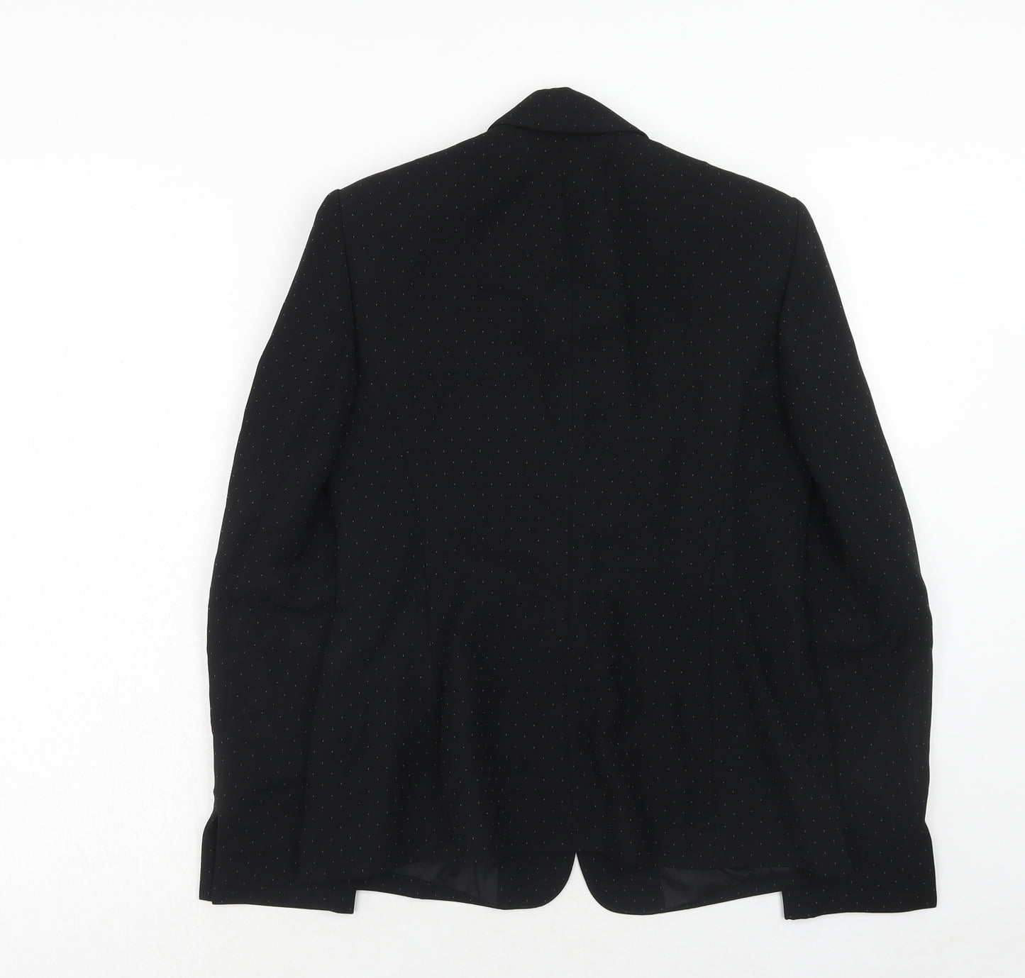 Principles Womens Black Polyester Jacket Suit Jacket Size 12
