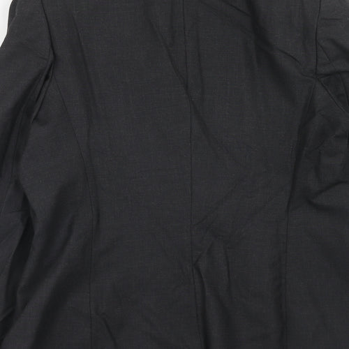 NEXT Womens Grey Wool Jacket Suit Jacket Size 14