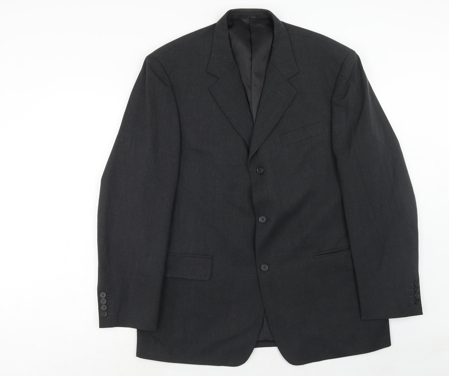Taylor & Wright Mens Grey Polyester Jacket Suit Jacket Size 44 Regular