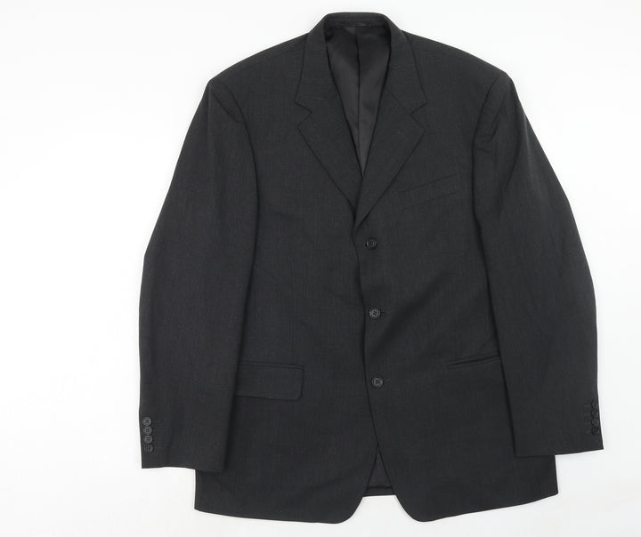 Taylor & Wright Mens Grey Polyester Jacket Suit Jacket Size 44 Regular