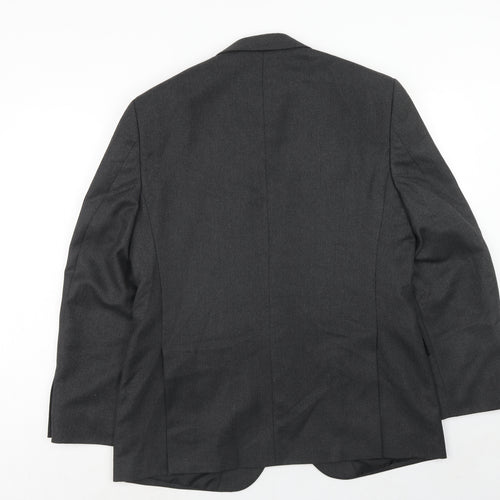 Marks and Spencer Mens Grey Polyester Jacket Suit Jacket Size 42 Regular