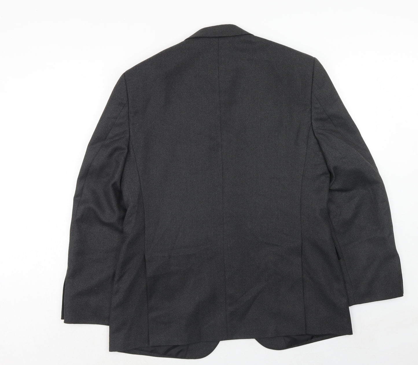 Marks and Spencer Mens Grey Polyester Jacket Suit Jacket Size 42 Regular
