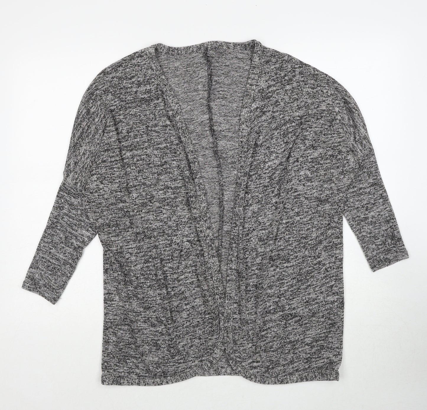 Atmosphere Womens Grey V-Neck Viscose Cardigan Jumper Size S