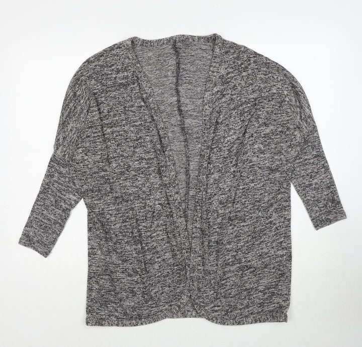 Atmosphere Womens Grey V-Neck Viscose Cardigan Jumper Size S