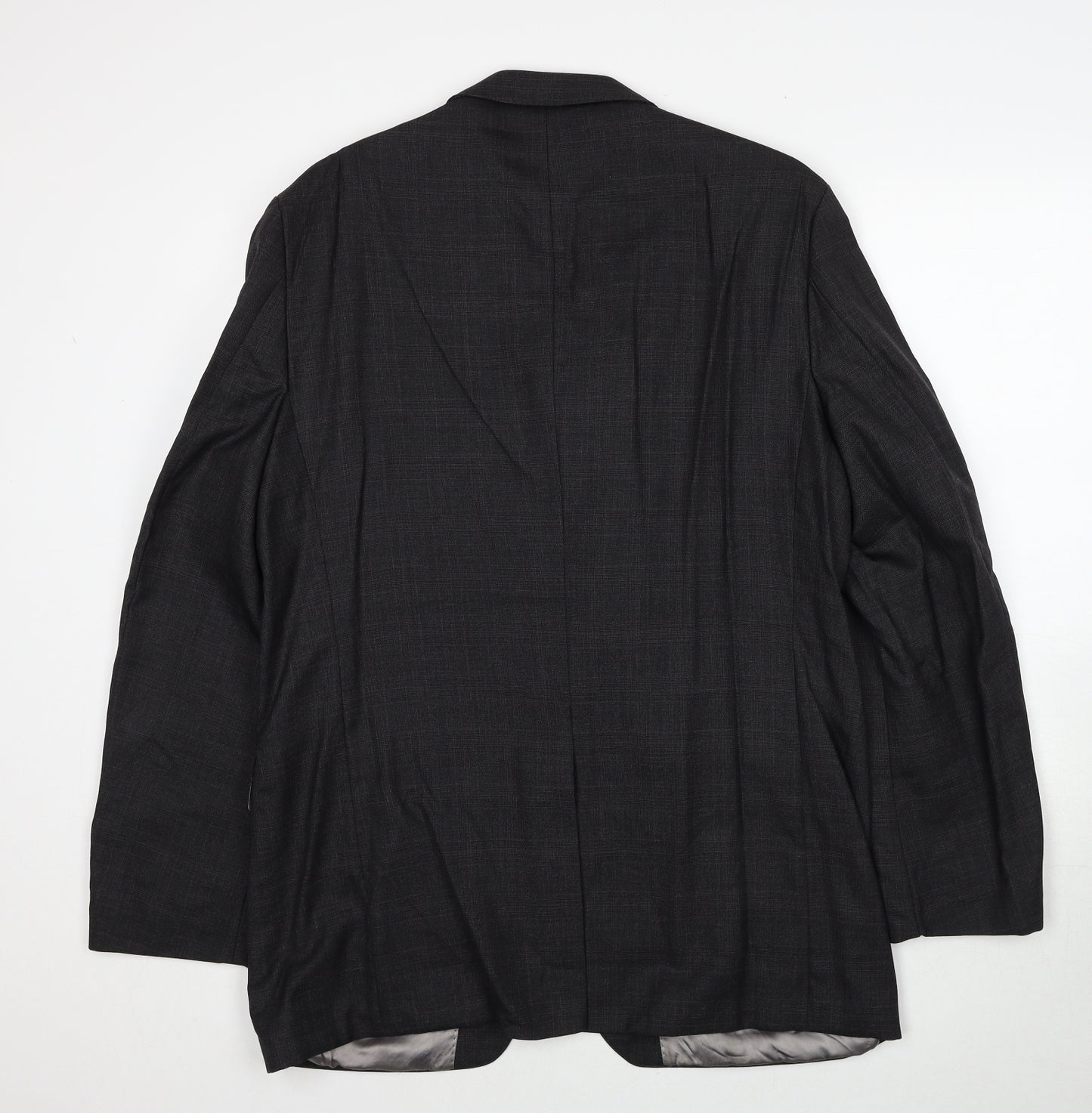 British Tailor Mens Grey Wool Jacket Suit Jacket Size 42 Regular