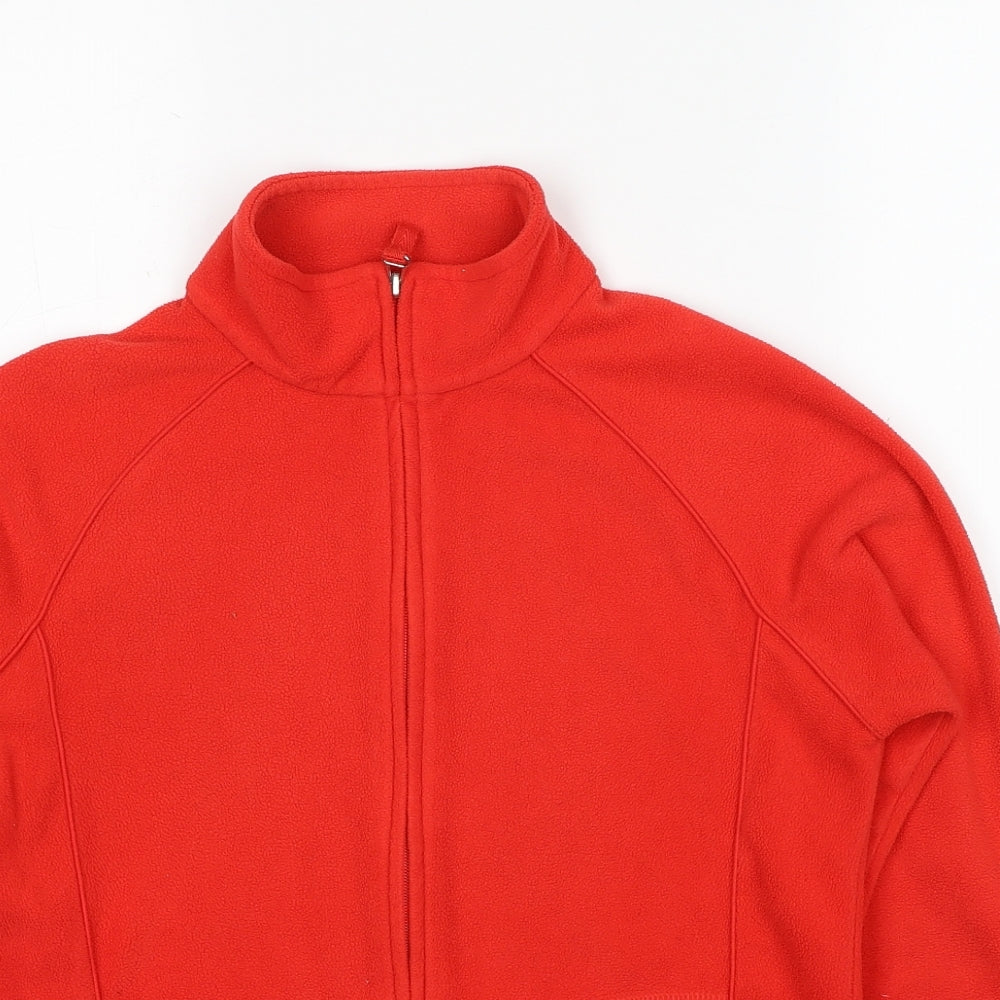 Dunnes Stores Womens Red Jacket Size 10 Zip