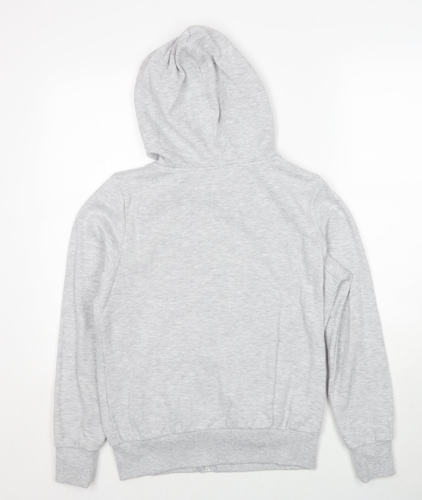 Atmosphere Womens Grey Polyester Full Zip Hoodie Size 12 Zip