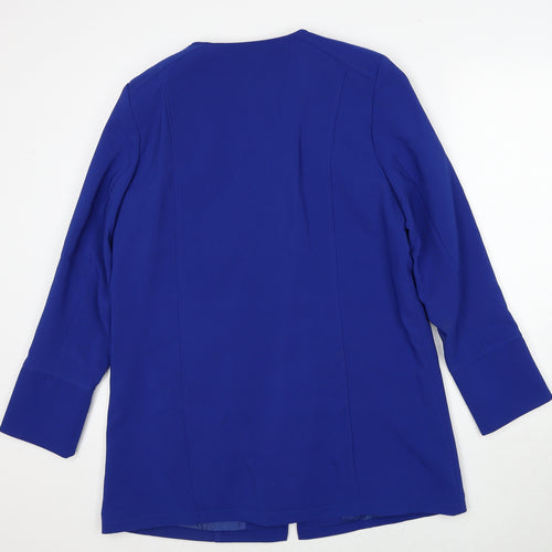 Damart Womens Blue Jacket Size 14 Zip