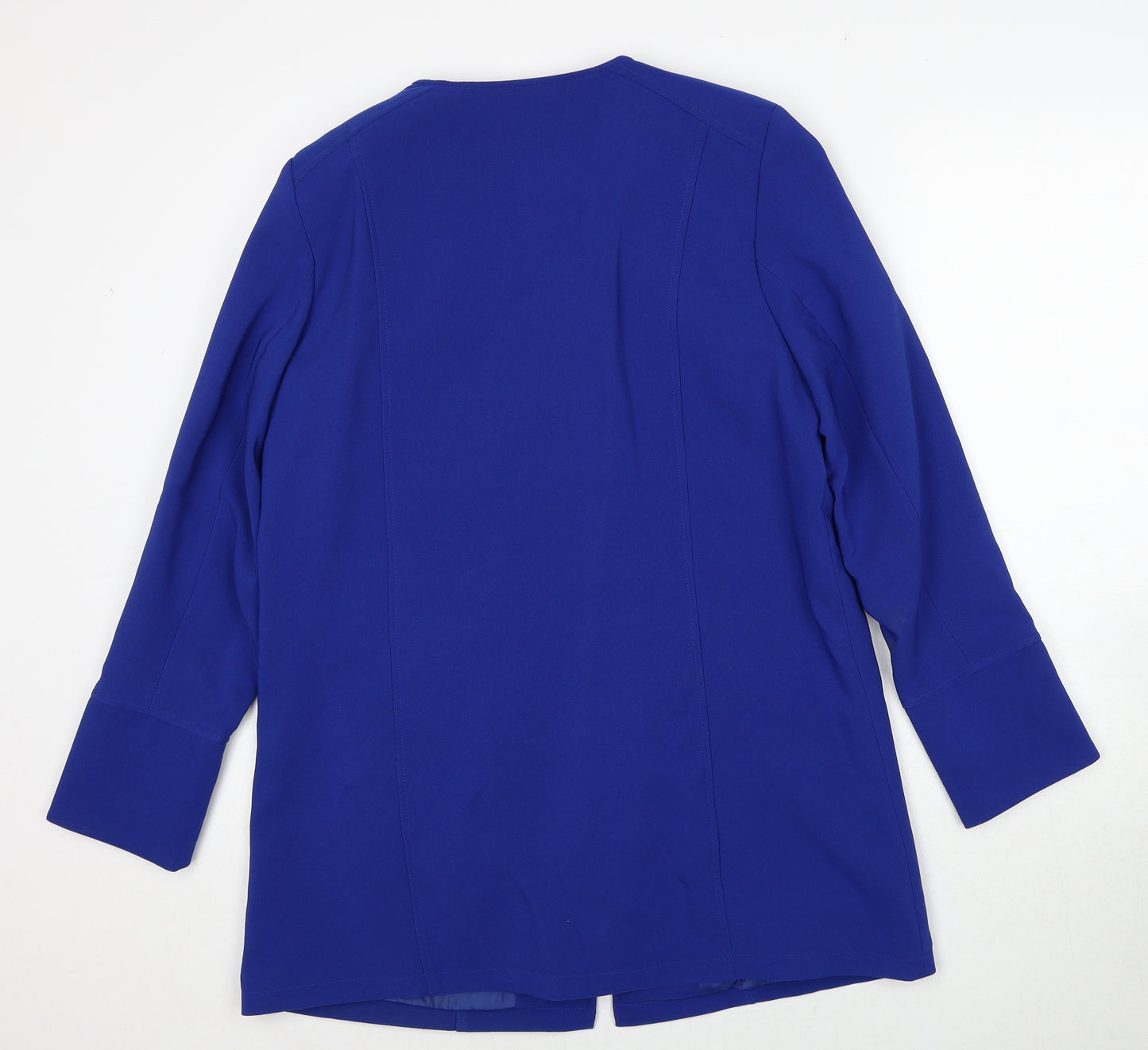 Damart Womens Blue Jacket Size 14 Zip