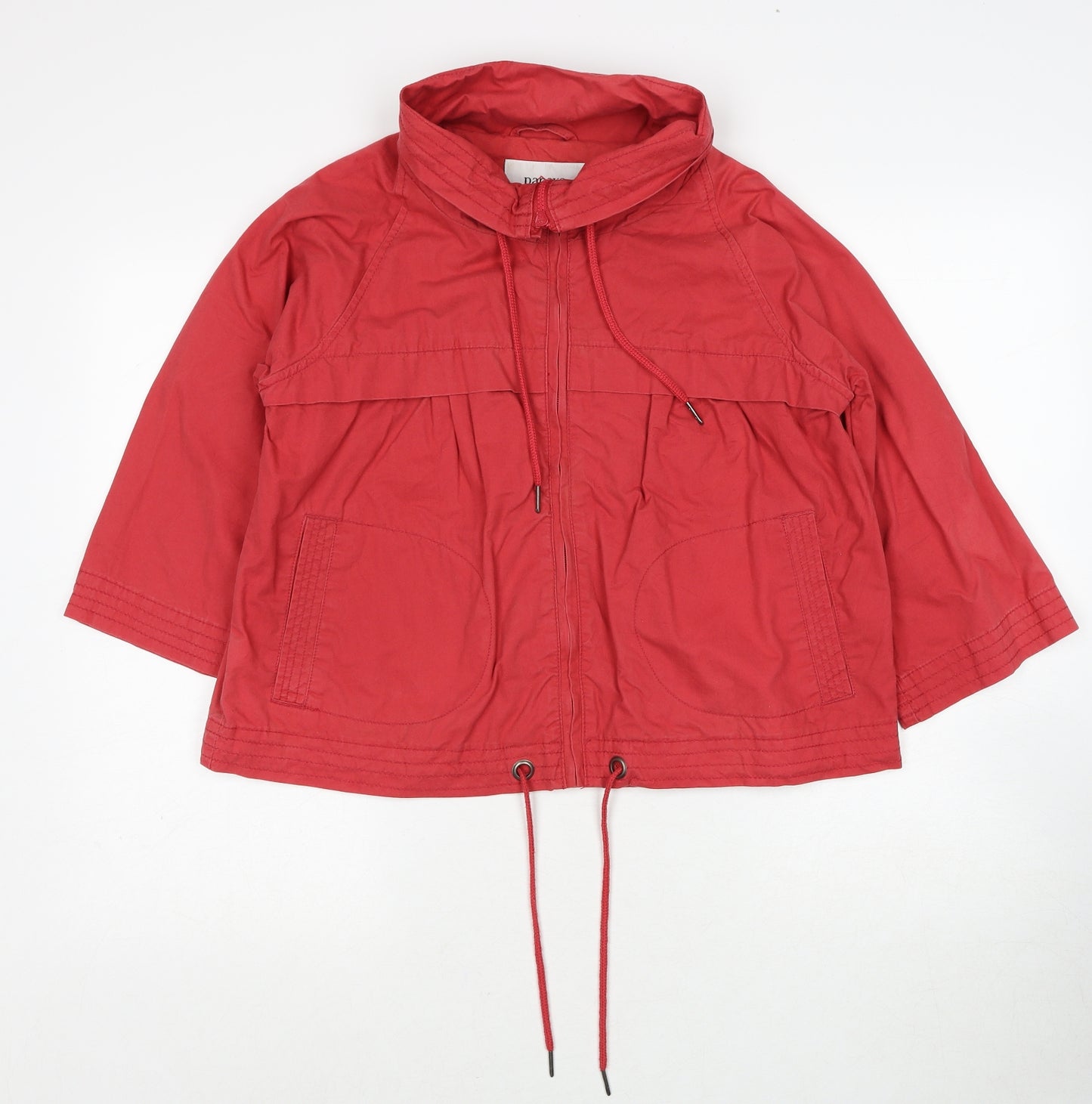 Papaya Womens Red Jacket Size 12 Zip