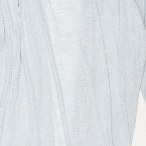 B.You Womens Blue V-Neck Polyester Cardigan Jumper Size L
