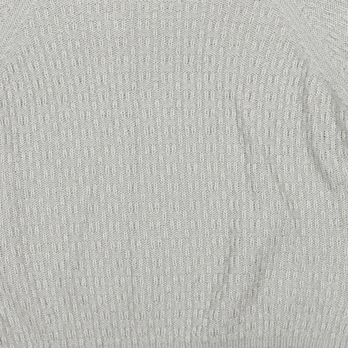 F&F Womens Grey Round Neck Acrylic Pullover Jumper Size 12