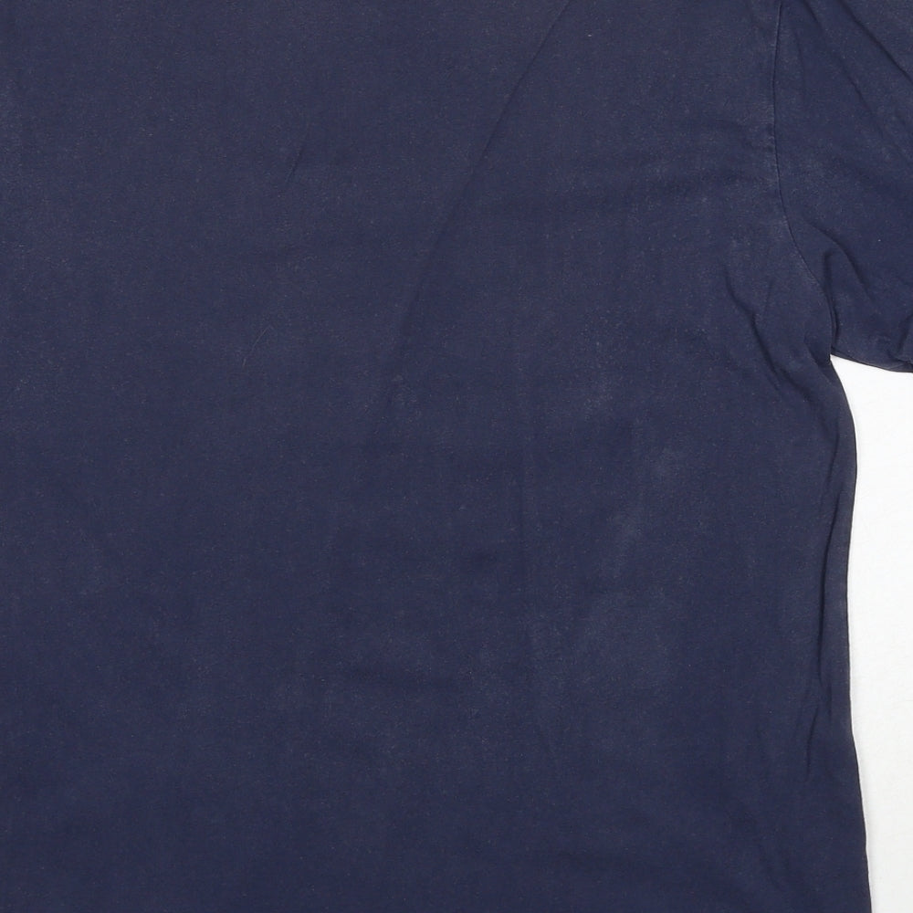F&F Mens Blue Cotton T-Shirt Size S Round Neck - Batman