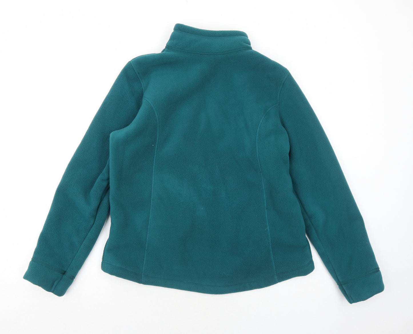 Marks and Spencer Womens Green Jacket Size 12 Zip