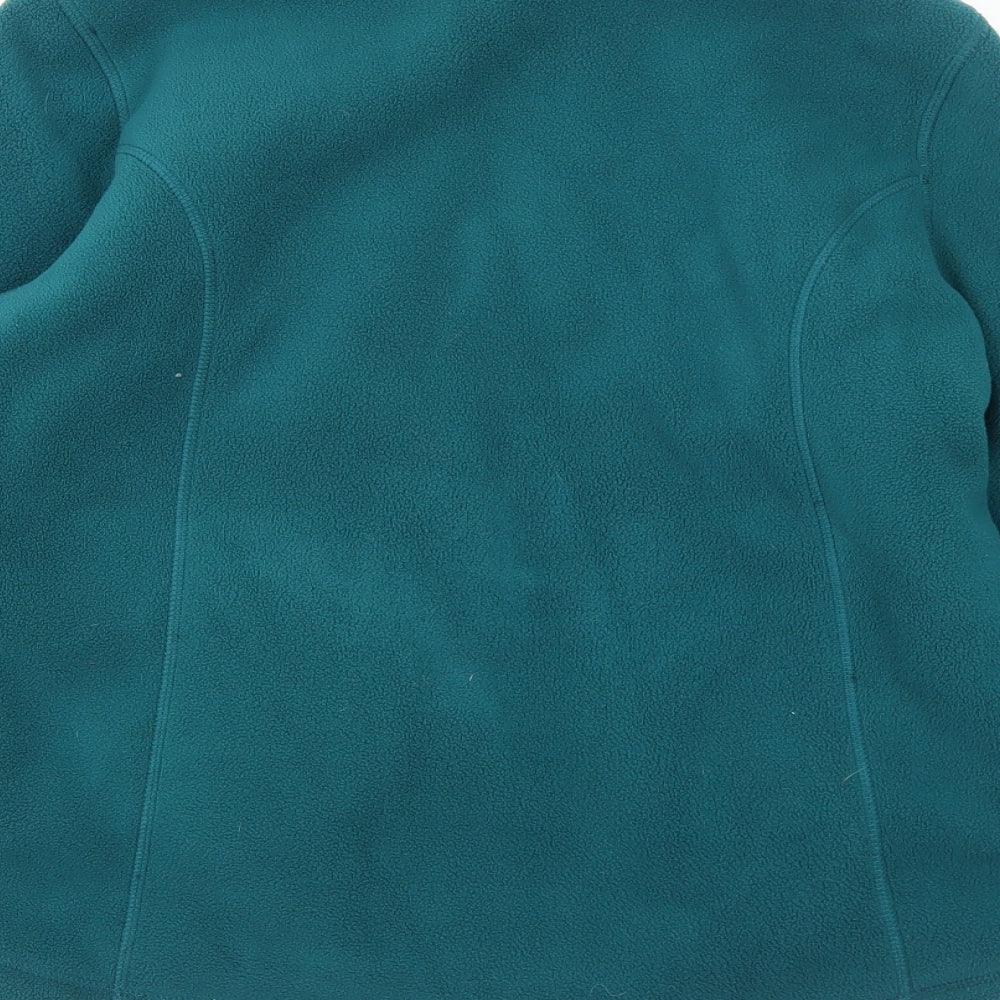 Marks and Spencer Womens Green Jacket Size 12 Zip