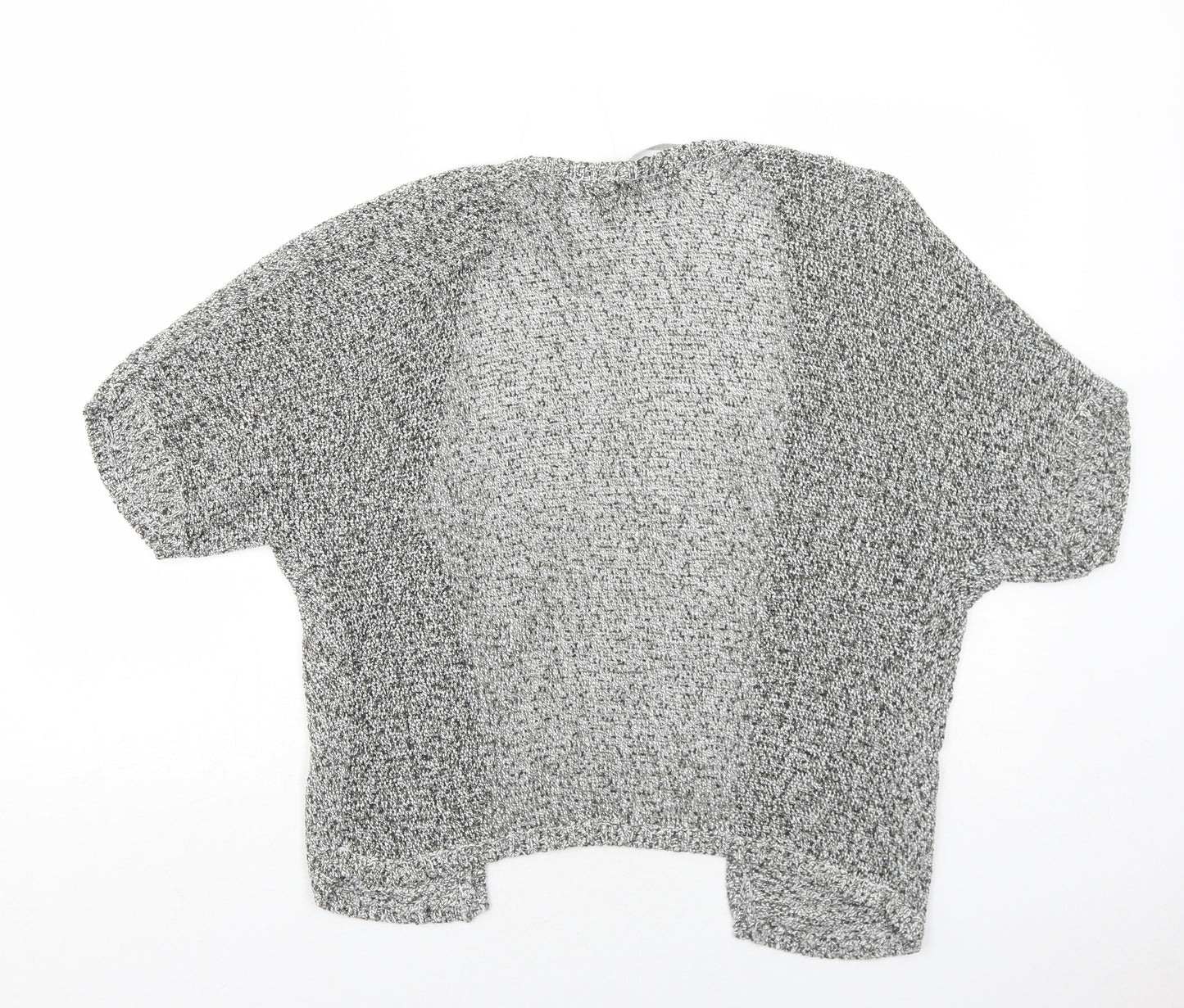 Atmosphere Womens Grey V-Neck Acrylic Cardigan Jumper Size S