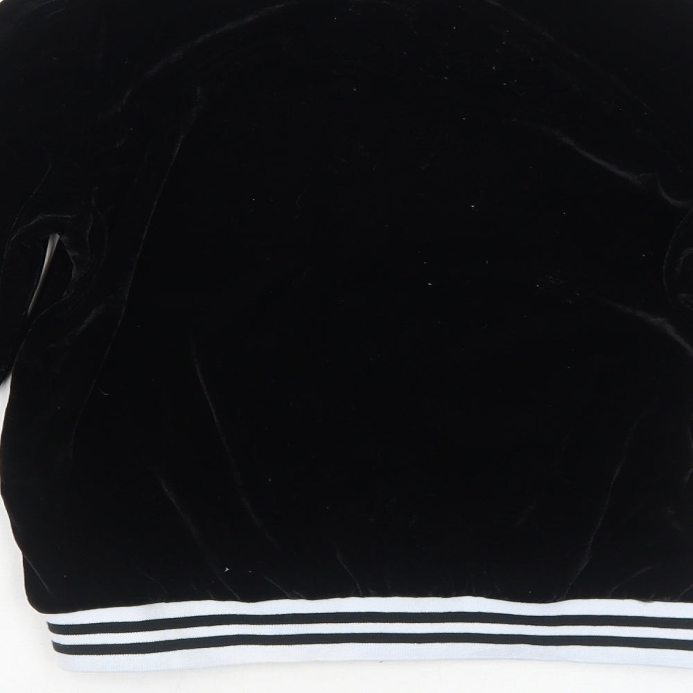 Preworn Womens Black Jacket Size S Zip