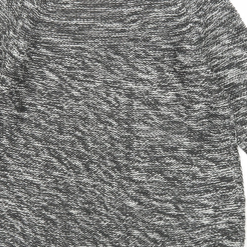 Red tag Womens Black Round Neck Acrylic Pullover Jumper Size 10