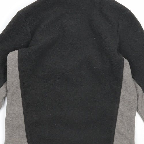 Quechua Boys Grey Geometric Jacket Size 10 Years Zip