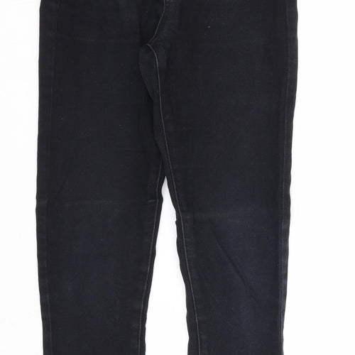 FOREVER 21 Womens Black Cotton Skinny Jeans Size 26 in Regular Zip