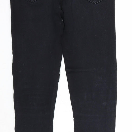 FOREVER 21 Womens Black Cotton Skinny Jeans Size 26 in Regular Zip