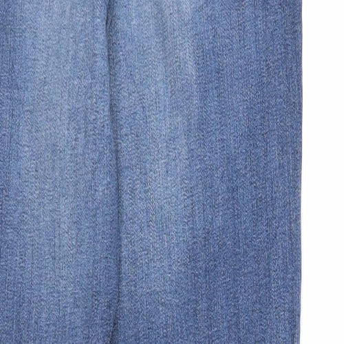 DP Denim Womens Blue Cotton Skinny Jeans Size 6 Regular Zip - Waist 22 inches