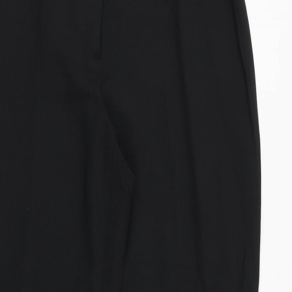 Planet Womens Black Polyester Dress Pants Trousers Size 12 Regular Zip
