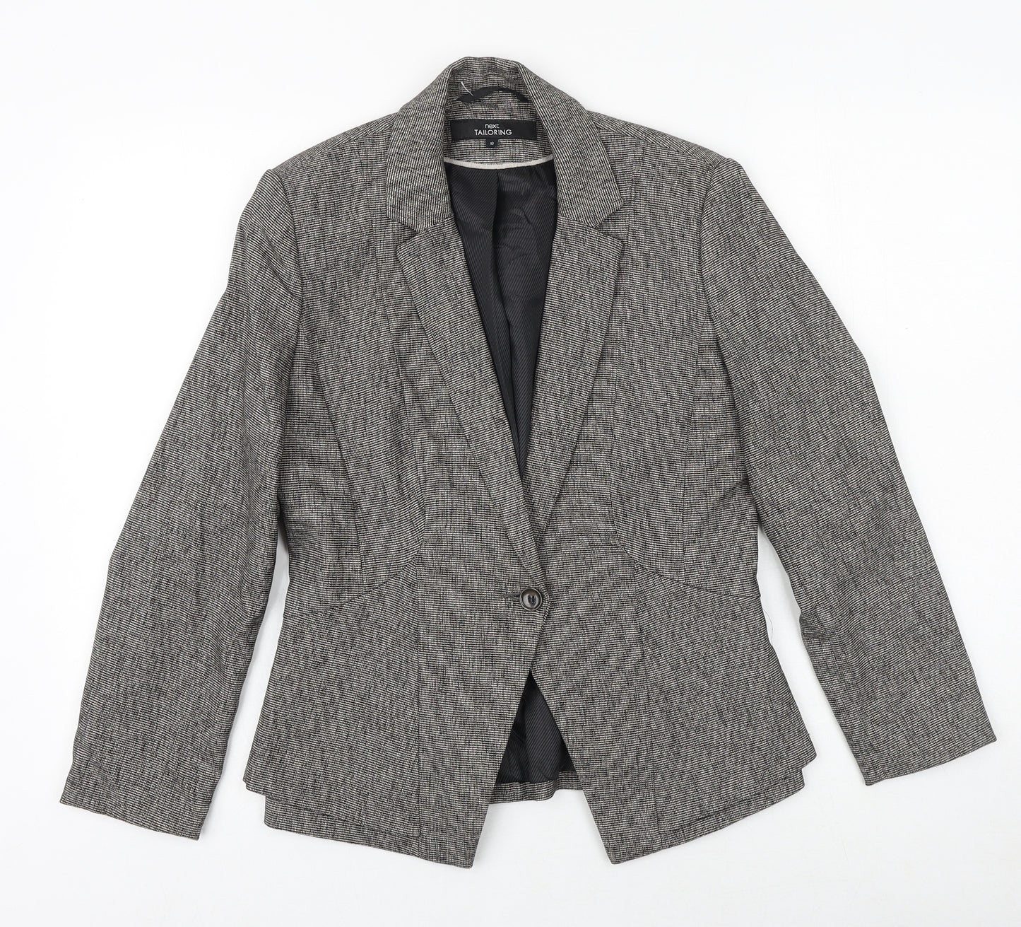NEXT Womens Brown Viscose Jacket Blazer Size 10