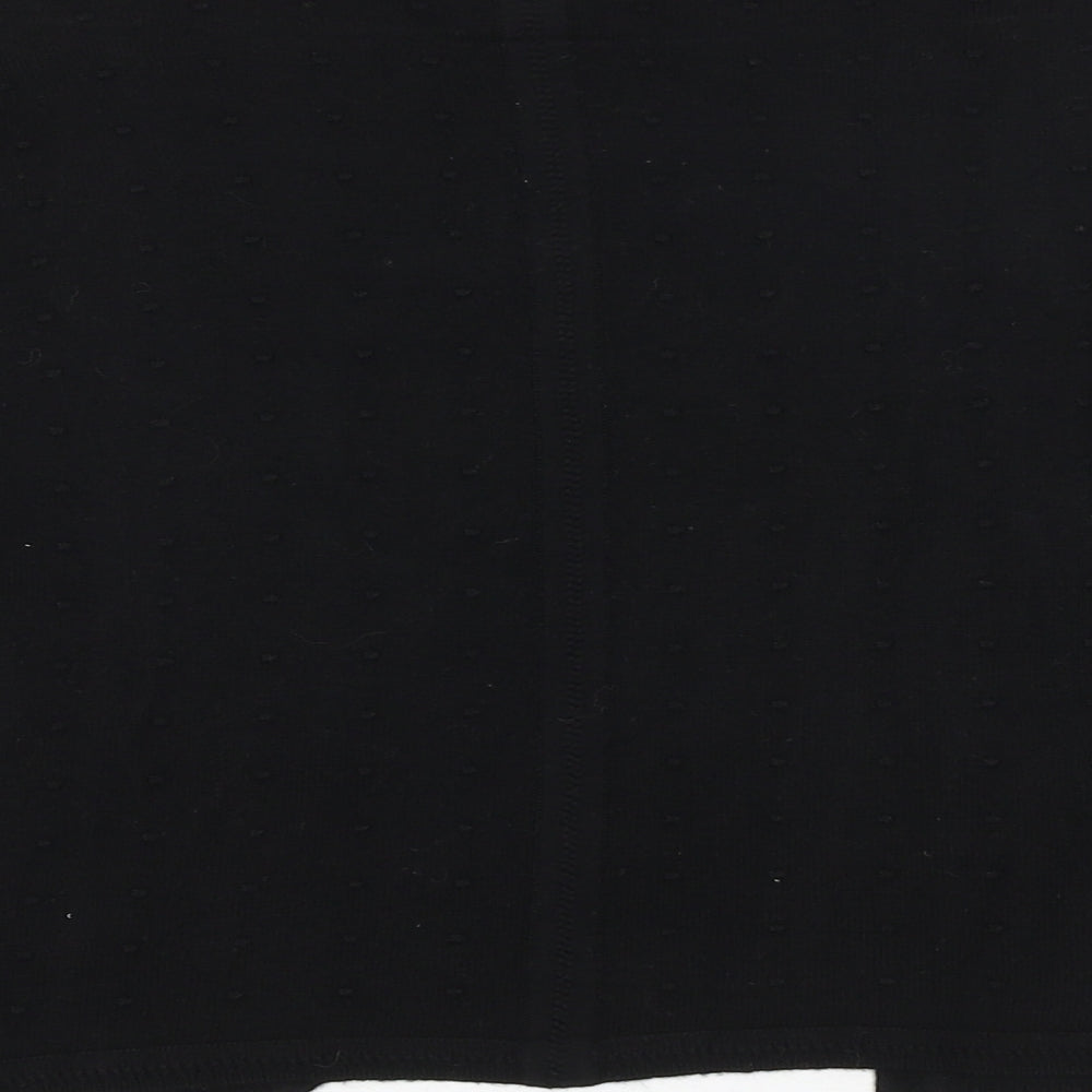 Monsoon Womens Black V-Neck Polyester Cardigan Jumper Size S