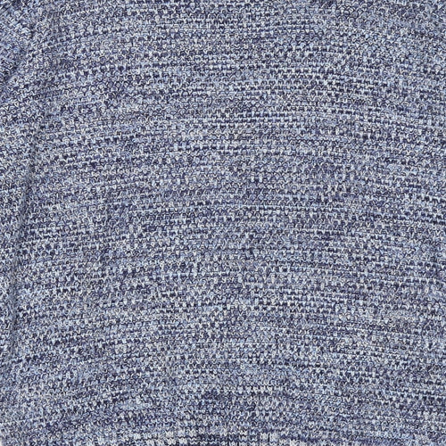 Burton Mens Blue Round Neck Acrylic Pullover Jumper Size S Long Sleeve