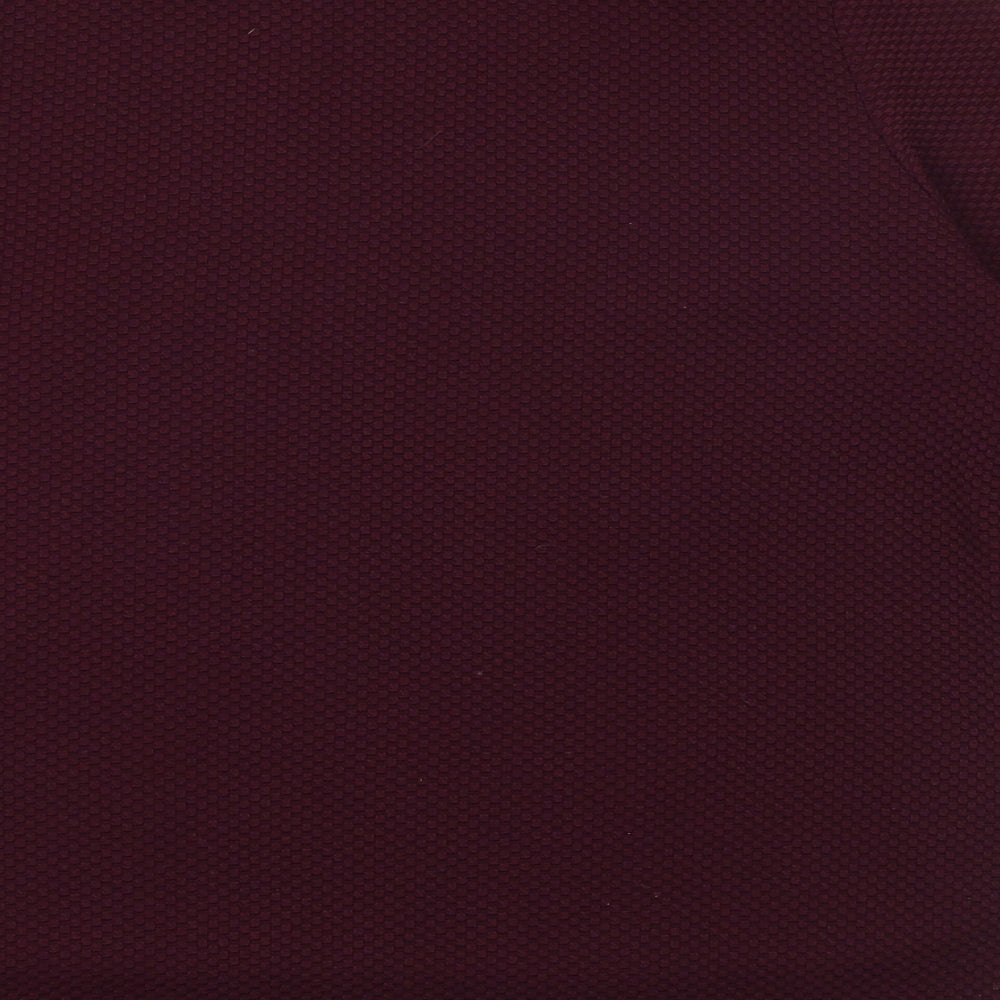 Zara Womens Purple Polyester Basic Blouse Size M Round Neck