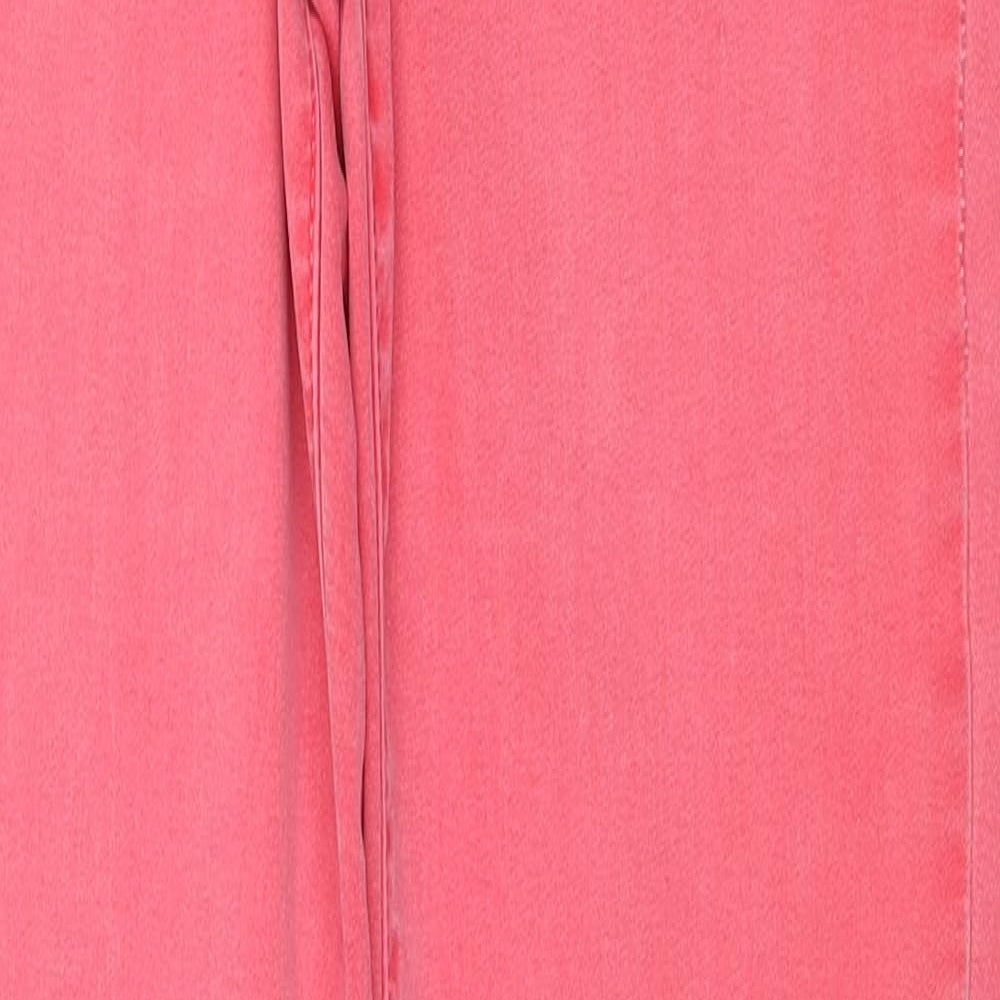 Yes Yes Womens Red Cotton Straight Jeans Size 6 Regular Zip
