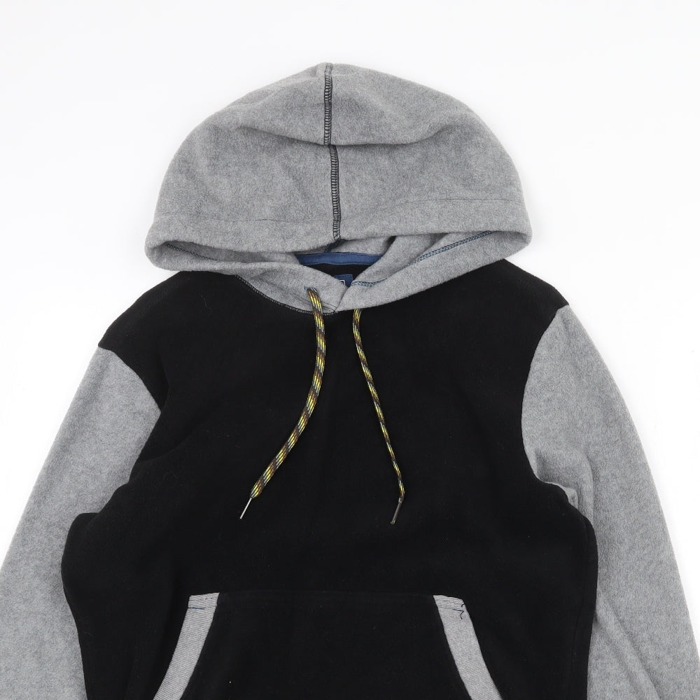 Gap Mens Black Polyester Pullover Hoodie Size S