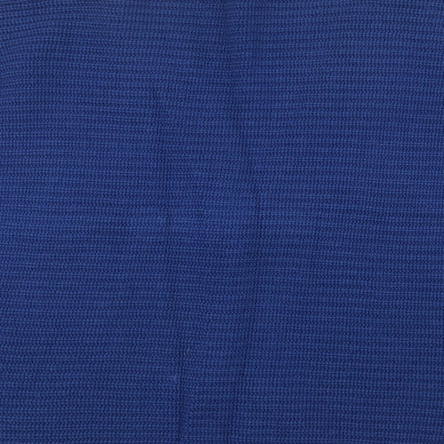 Artgiano Womens Blue V-Neck Cotton Cardigan Jumper Size M