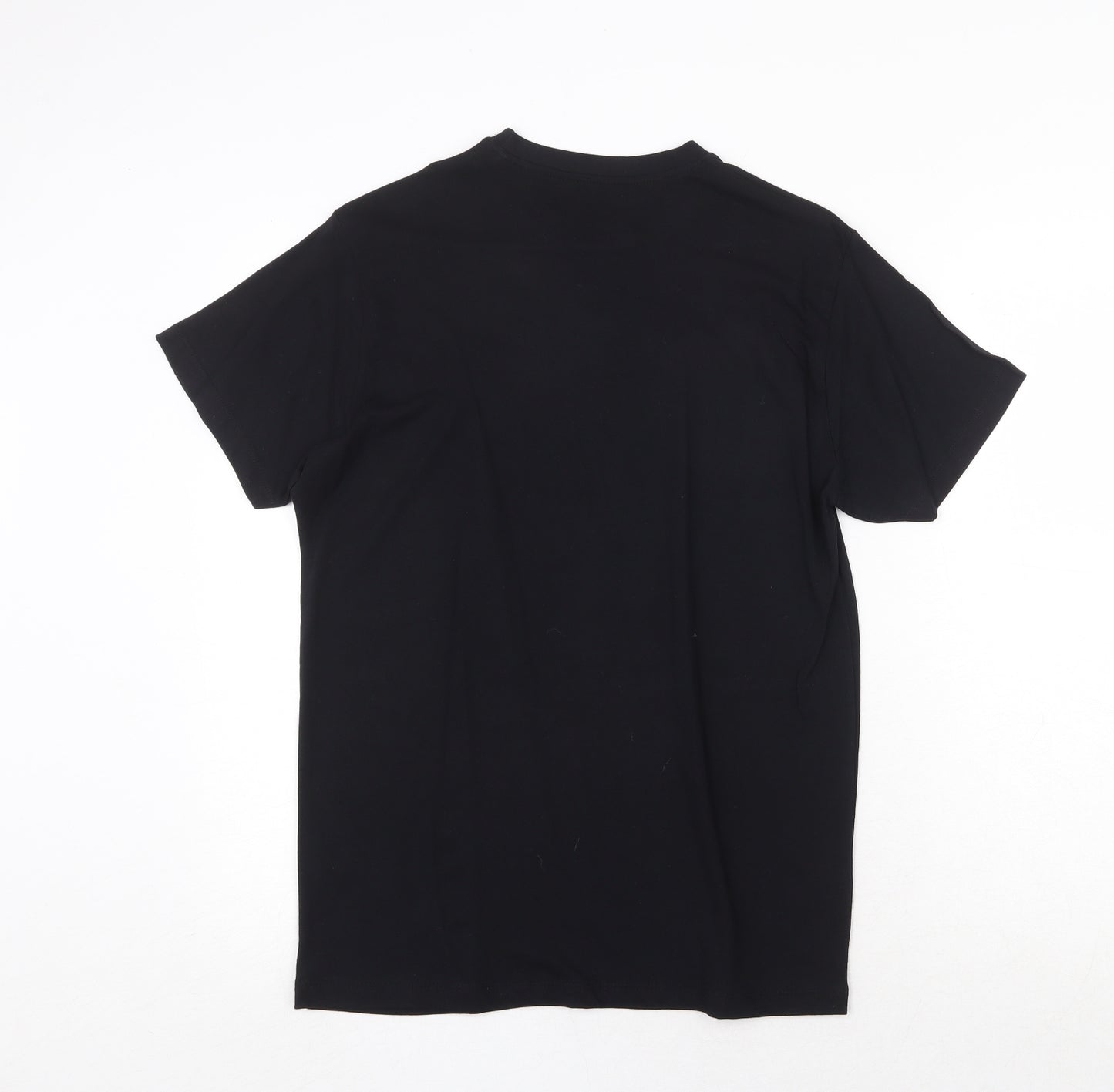 Primark Mens Black Cotton T-Shirt Size XS Round Neck - No Regrets