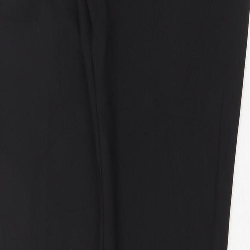 Select Womens Black Polyester Capri Trousers Size 8 Regular Zip