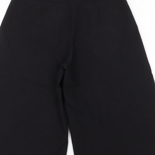 Missguided Womens Black Polyester Trousers Size 10 Regular Zip