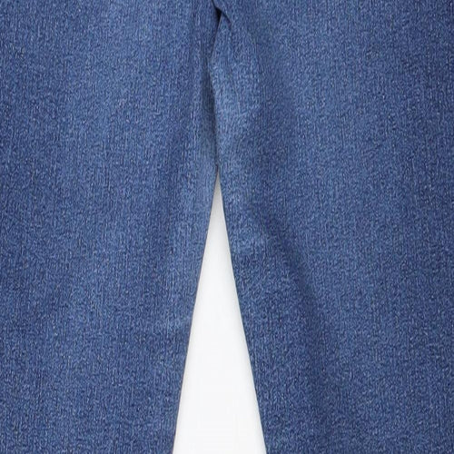 Papaya Womens Blue Cotton Skinny Jeans Size 10 Regular Zip