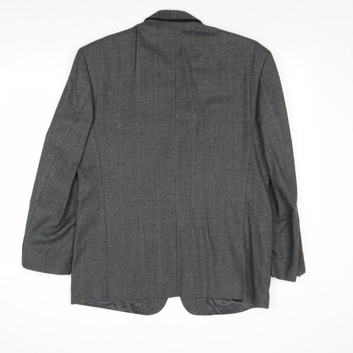 James Barry Mens Grey Wool Jacket Suit Jacket Size 42 Regular