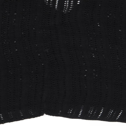 Gap Womens Black V-Neck Acrylic Pullover Jumper Size S - Poncho
