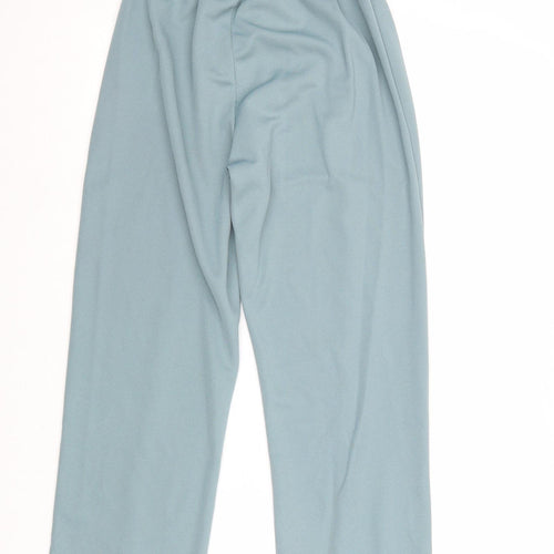 Renie Reney Womens Blue Polyacrylate Fibre Trousers Size 10 Regular
