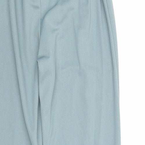 Renie Reney Womens Blue Polyacrylate Fibre Trousers Size 10 Regular