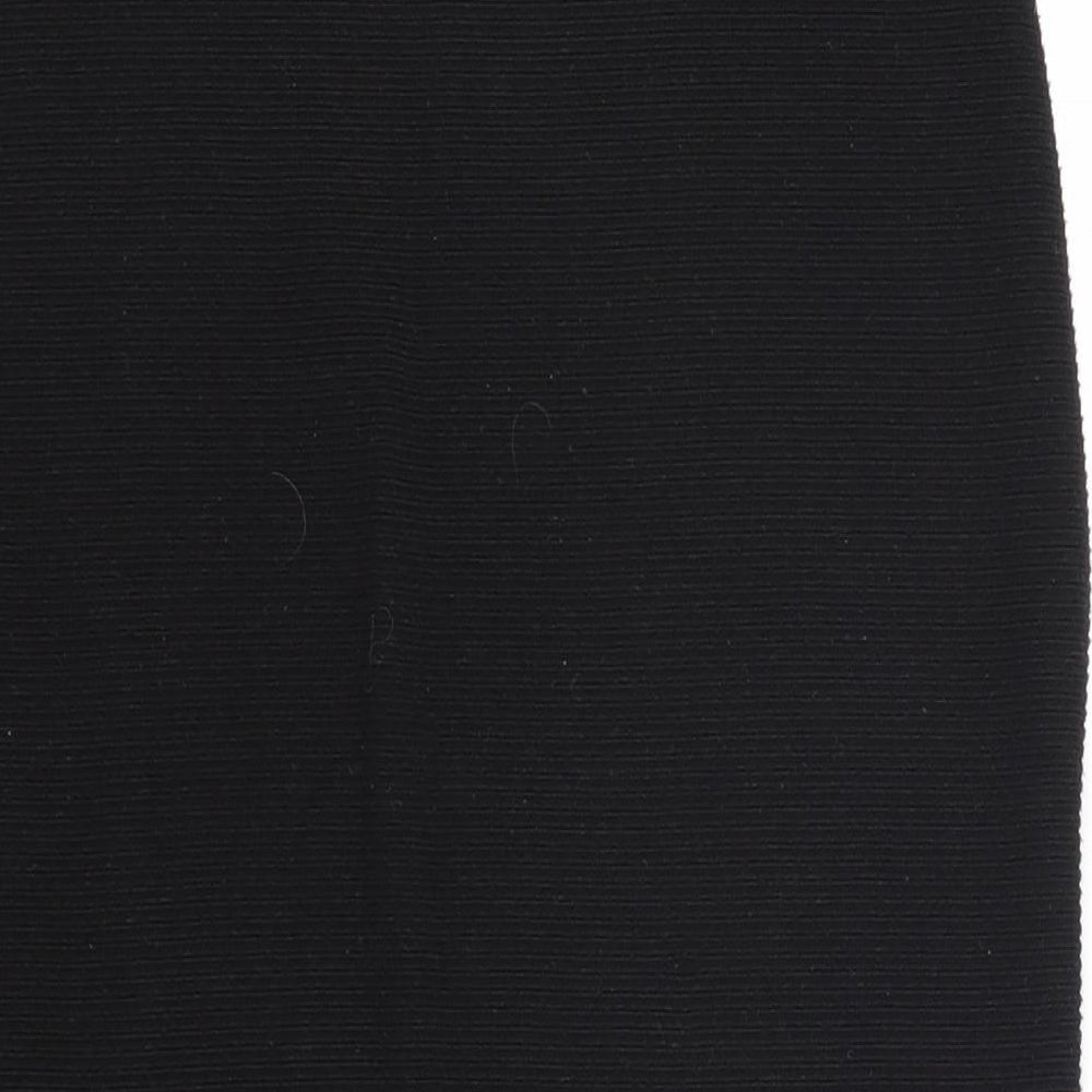 New Look Womens Black Polyester Straight & Pencil Skirt Size 10