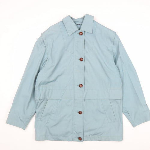 Telemac Womens Blue Jacket Size S Zip