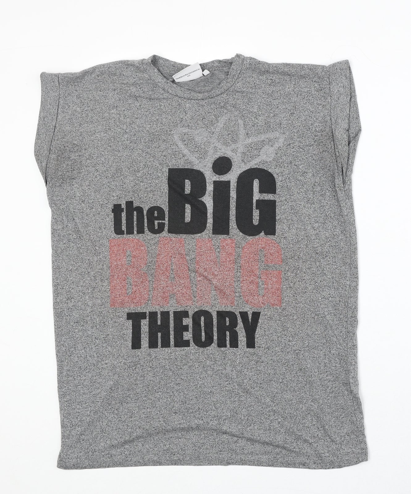 Atmosphere Womens Grey Polyester Basic T-Shirt Size 10 Crew Neck - The Big Bang Theory