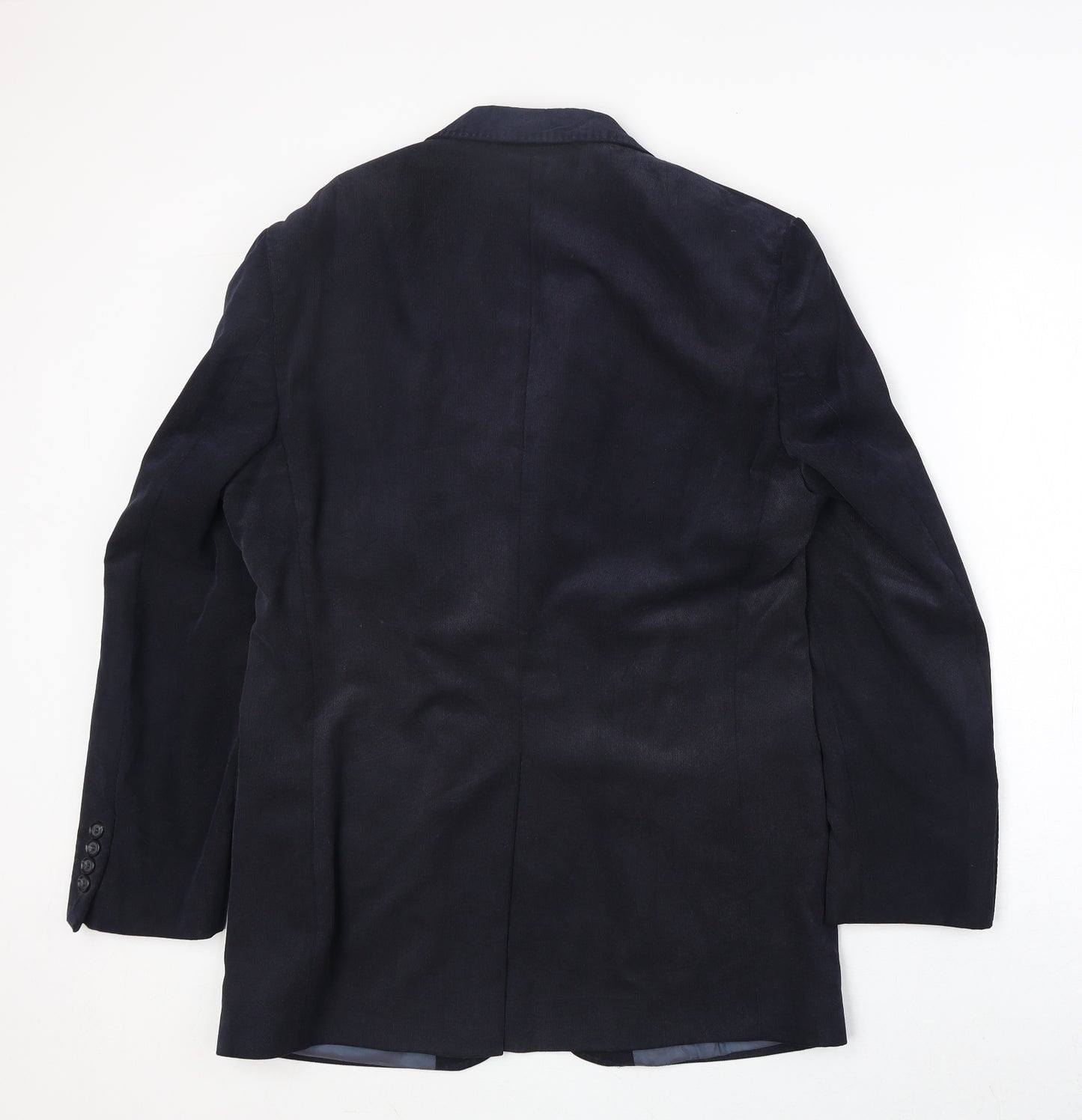 Marks and Spencer Mens Blue Polyester Jacket Blazer Size 38 Regular